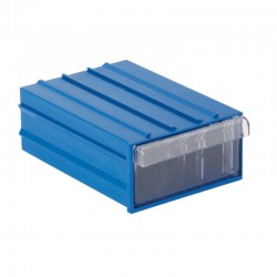 Plastik Çekmece Mavi Şeffaf 100X138X52mm / 202 20Adet